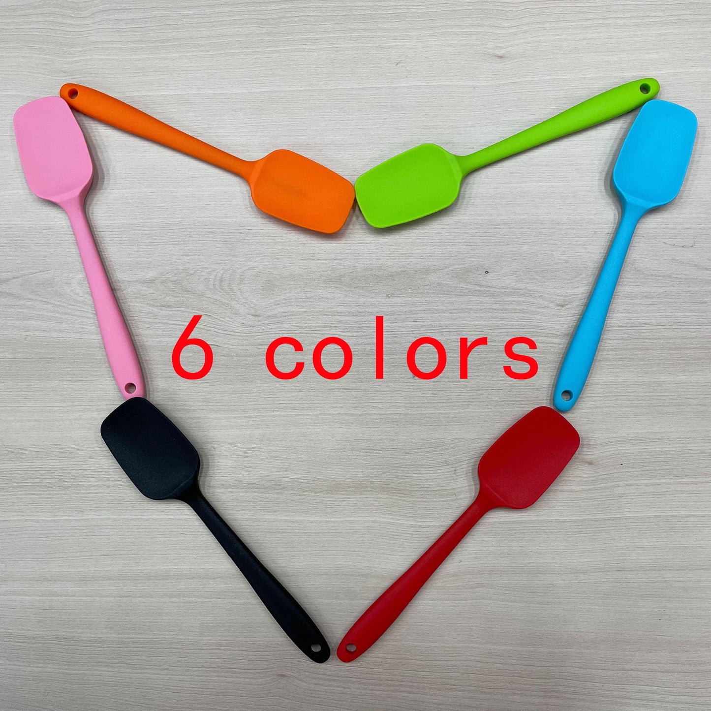 Heat-Resistant, Non-Stick Premium Silicone Spatula Set - Essential Kitchen Tool for Jam, Cream Mixing, And Baking - Father Gift