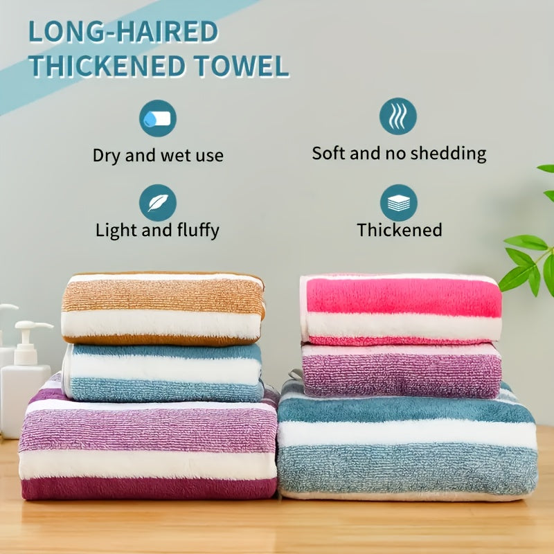 15pcs Coral Fleece Towel Set, Including 5 Face Towels, 5 Hand Towels And 5 Bath Towels, Comfortable Absorbent And Quick Drying Bath Towels, Suitable For Hotels, Sports, Travel, Fitness, Yoga, Ideal Bathroom Supplies, Wash Clo