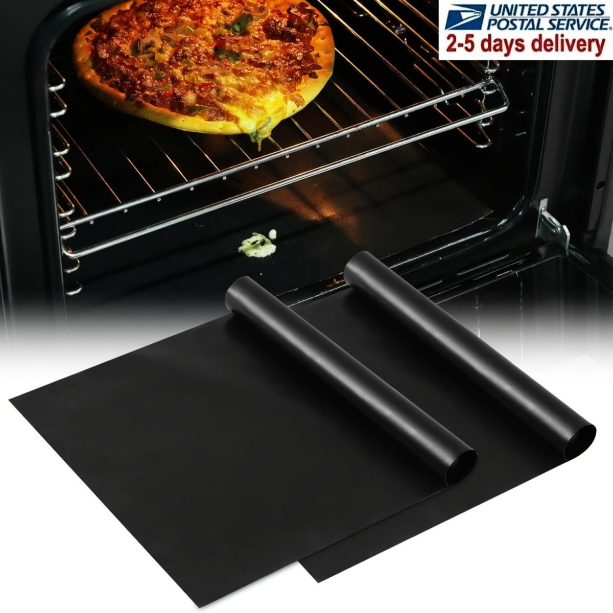 1pc, Oven Liners for Bottom Of Oven, BPA And PFOA Free Oven Mat, Thick Heavy Duty Non Stick Oven Mats for Electric, Gas, Toaster, Convection, Microwave Ovens And Grills, BBQ Accessories, Grill Accessories, Easy Clean Liner, - Buy That Thang
