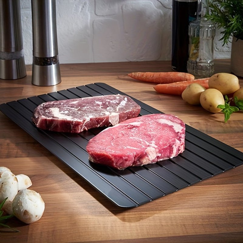 [Fast Defrost Tray] Fast Defrost Tray - Quickly Defrost Frozen Meat, Fruit & More | Kitchen Gadget - Buy That Thang