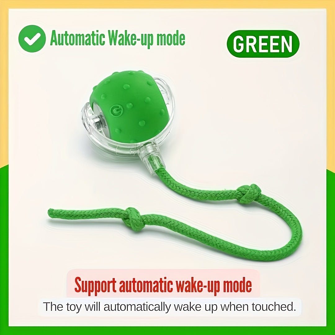 1/2/3pcs Interactive Cat & Dog Toys Balls - Automatic Electric Fast Moving Rolling Ball with USB Rechargeable Motor, 36V Safe Operation, No Batteries Needed for Indoor Play, Durable Plastic Construction, Ideal Gift for Cats & - Buy That Thang