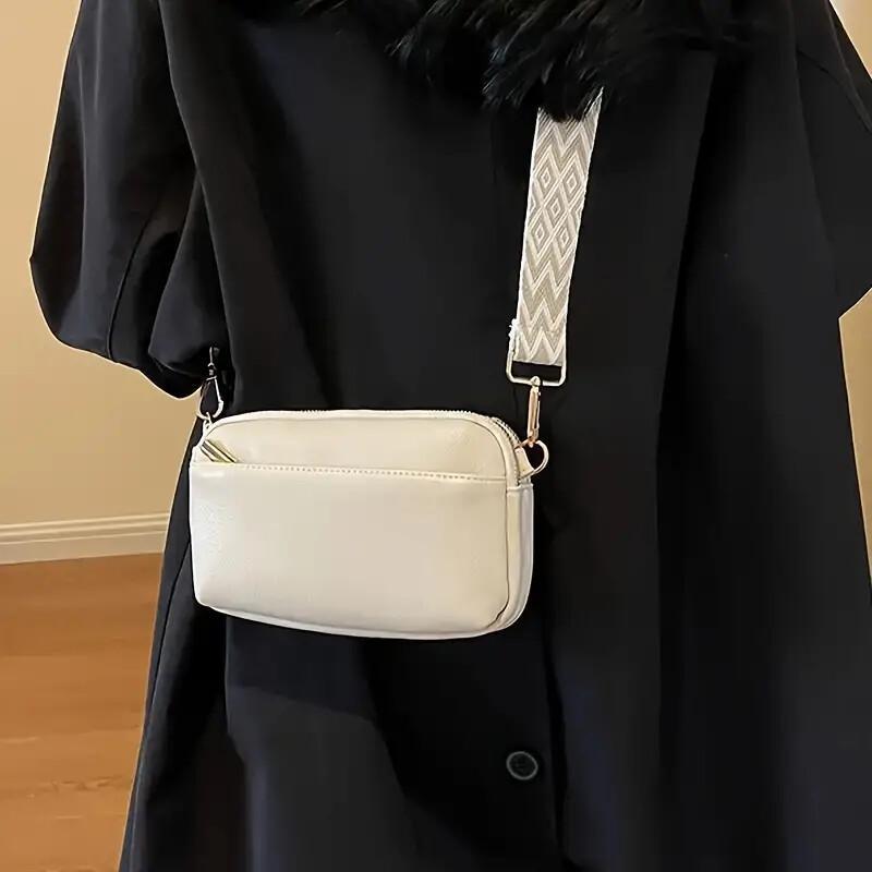 Fashion Puzzle Triple Zip Small Crossbody Bag Lady Bag Woman Oblique Straddle Bag,Shoulder Bag - Buy That Thang