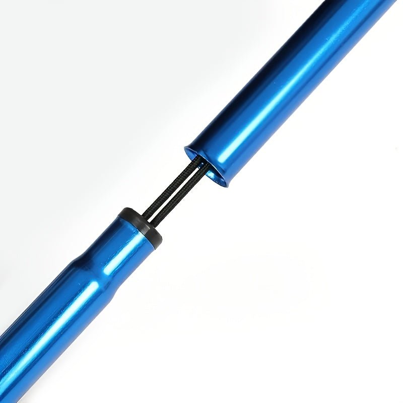 4 - section Ultra Lightweight Adjustable Folding Cane with Rubber Head - A Telescopic Hiking And Mountaineering Stick for The Elderly And Teenagers, Aluminum Alloy Design, Hiking Accessories Cane - Buy That Thang