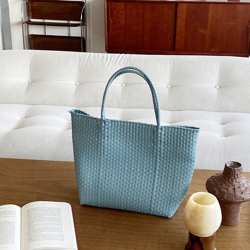 Women's Shoulder Tote Hand-woven Bag