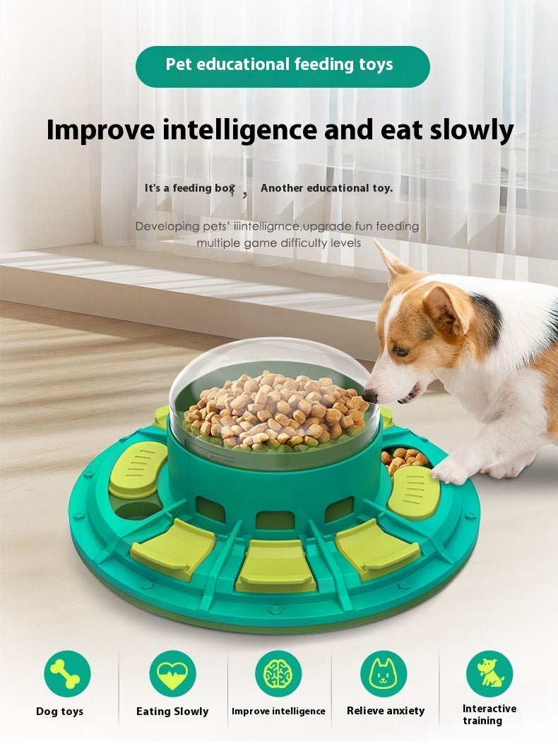 Interactive Dog Puzzle Toy For IQ Improvement And Slow Feeding Suitable For All Sizes Pets Nutritious Diet - Friendly Non - Electric Plastic Pets Game Pet Products - Buy That Thang
