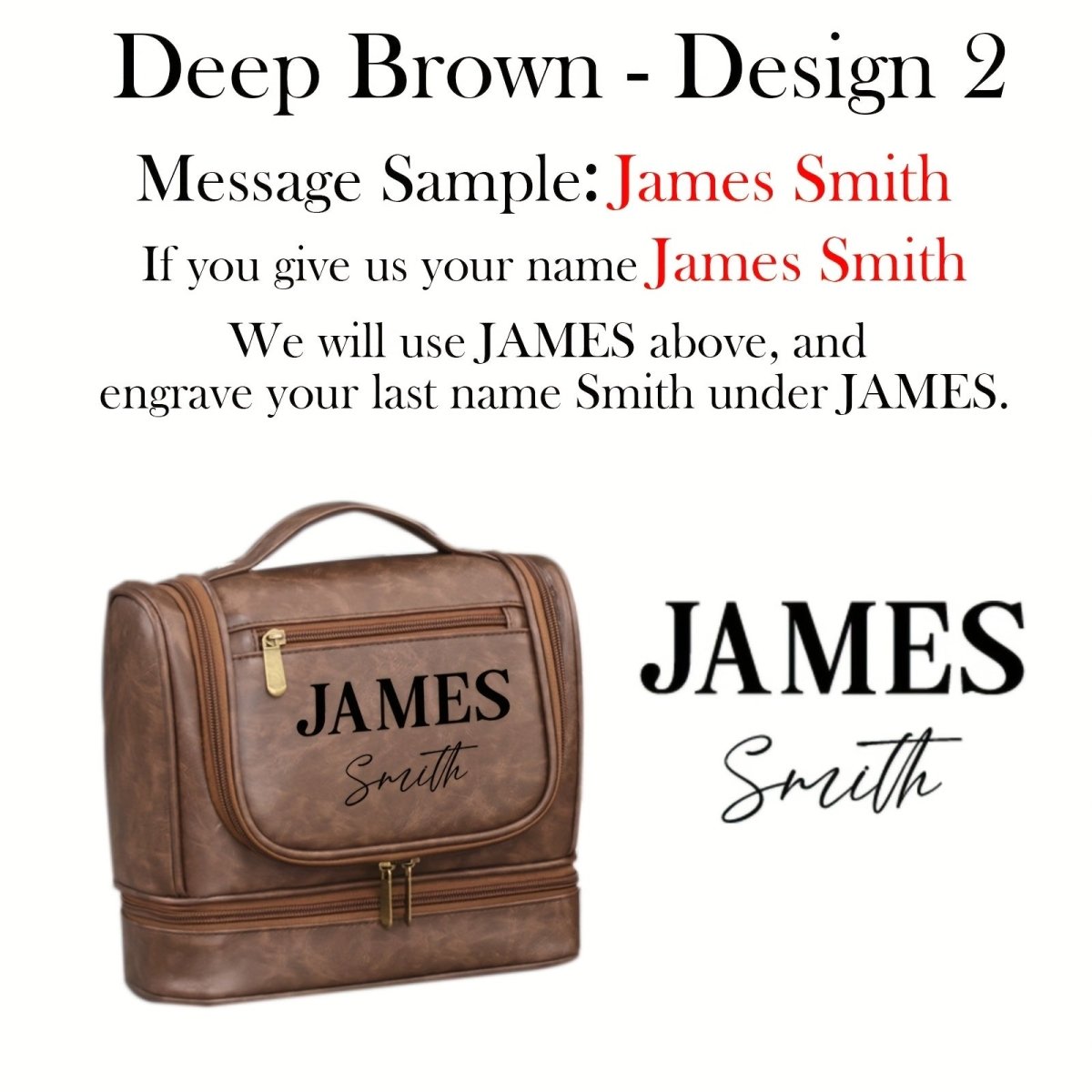 Personalized Men's Large - Capacity Travel Tote Bag - Custom Name/Initials, Elegant Organizer with Multiple Compartments, Hangable Design & Golden - Tone Hardware, Durable for Business, Vacation, Formal Events - Ideal Gift for Hu - Buy That Thang