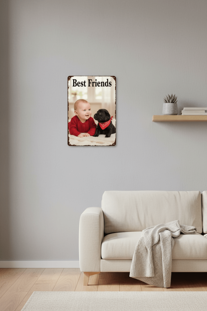 Personalized 8X12 Inch Vintage Metal Sign - Buy That Thang