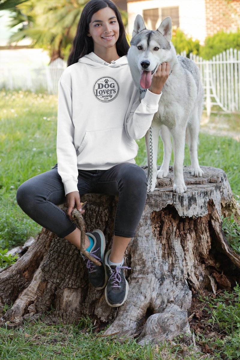 Hooded Sweatshirt Dog Society Club Design - Buy That Thang