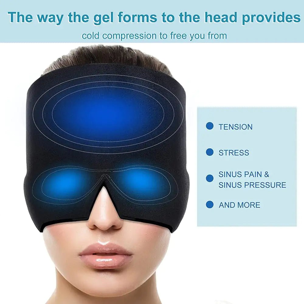Head Massager & Eye Mask for Stress and Pain Relief - Buy That Thang