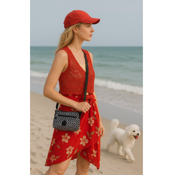 Nylon Crossbody Bags for Women Waterproof Lightweight Purses Multi Pockets Shoulder Bags
