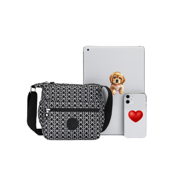 Nylon Crossbody Bags for Women Waterproof Lightweight Purses Multi Pockets Shoulder Bags
