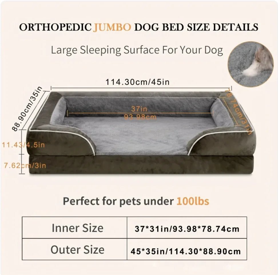 Removable & Washable U - Shaped Pet Sofa - Buy That Thang